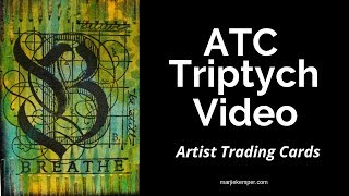 ATC Triptych Video Tutorial [upl. by Inglebert682]