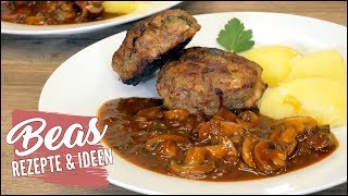 Jägersoße selber machen  Kräftig dunkle Pilzsauce  Rezept [upl. by Daniala]