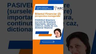 Bilant Financiar Clasificare Pasive bilantiere finante shorts contabilitate [upl. by Refitsirhc]