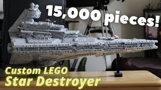 HUGE Star Destroyer Lego timelapse [upl. by Nnayhs287]