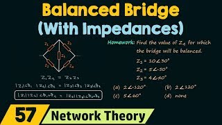 Balanced Bridge With Impedances [upl. by Karol249]