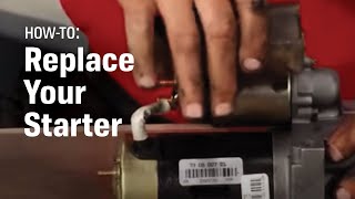 AutoZone Car Care How to Replace Your Starter [upl. by Kulseth292]