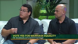 Voters have opportunity to enshrine marriage equality in state constitution [upl. by Aihsined107]