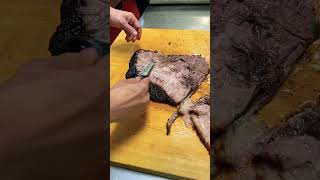 How to make burnt ends from the brisket point bbq beef meat cooking chef [upl. by Estell393]