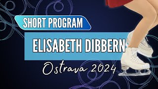 Elisabeth DIBBERN SUI  Junior Women Short Program  Ostrava 2024 [upl. by Mylo]