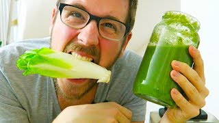 ICH TRINKE VOGERLSALAT ApfelBirnenSmoothie mit Feldsalat – Lecker Lecker 70 [upl. by Phare373]