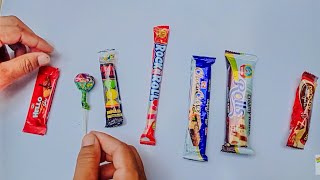 How to unpack Rainbow Lollipop and Sweets Cutting  Lollipops Unpacking  ASMR  Satisfying Video [upl. by Ries182]