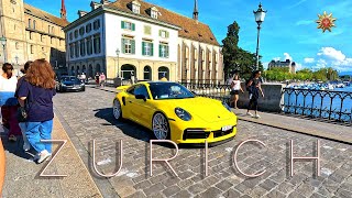 ZURICH SWITZERLAND ⚜️ Walking tour Münsterbrücke  Niederdorf [upl. by Aidnis]