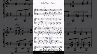 Bella Ciao Piano – Misc Traditional Tutorial Piano Sheets Score [upl. by Vance62]