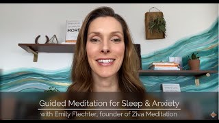 Guided Meditation for Sleep and Anxiety  Ziva Meditation [upl. by Sirdna]