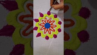 Rangoli designs super Rangolis atractive designs viral new [upl. by Ellenwahs913]