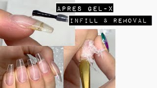 INFILLREMOVALAPRES  GELX NAIL EXTENSION  ISABELMAYNAILS [upl. by Summers518]