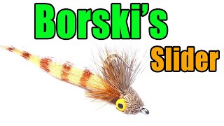 Borskis Bonefish Slider Saltwater Fly Tying  Tim Borksi Fly Pattern [upl. by Peck]