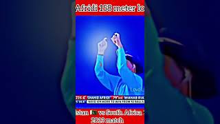 fastbowling cricketlover worldcup cricketbowling shaid Afridi 158 meter long six [upl. by Yaeger]