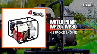 WP20  WP 30 WATER PUMP MACHINE in India  Petrol Engine Water Pump  Really Agritech [upl. by Hawger]