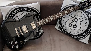 Epiphone SG G400 PRO Ebony Review [upl. by Attenra683]