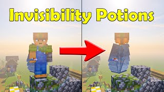 Minecraft Invisibility Potion Tutorial How To Make Invisibility Potion in Minecraft [upl. by Peckham231]