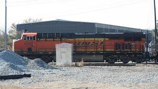 BNSF 4255 Leads 321 Through Cordele GA [upl. by Arramat370]