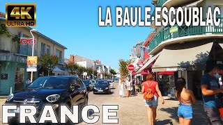 【4K】🇫🇷La BauleEscoublac Town France  Walking Tour 2021 [upl. by Monk592]