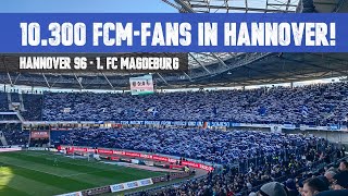 Hannover 96  1 FC Magdeburg Support der 10300 FCMFans in Hannover 26022023 [upl. by Mcmullan]