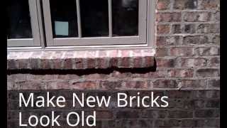 Bills Construction Tip Make your new bricks look old [upl. by Nosille]