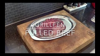 Pulled beef på din kamadogrill eller smoker [upl. by Anaiek643]