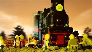 Die Eisenbahn 1881 English subtitles Kurzfilm mit lego [upl. by Settle]