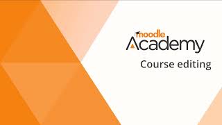 Course editing in Moodle 44 [upl. by Cortney]