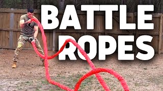 10 Min Battle Rope Workout  This workout will DESTROY you [upl. by Marquardt]