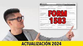 ✅ Completa CORRECTAMENTE el FORMULARIO 1583 Paso a paso  Form USPS 1583 ACTUALIZACION 2024 [upl. by Ys]