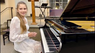 My recital after 1 YEAR of practicing piano  Karolina Protsenko [upl. by Robertson]