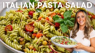 Summer Italian Pasta Salad The One Ingredient I Always Use [upl. by Adil614]