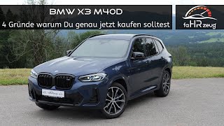 BMW X3 M40d 2023  Fahrbericht  Review  Performance  LCI  G01 [upl. by Darbie]