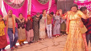 HimachaliFolkNatti  Himachali pahari Merriege Dance  ये लगी सराजी धमाकेदार पहाड़ी नाटी [upl. by Nerhe]