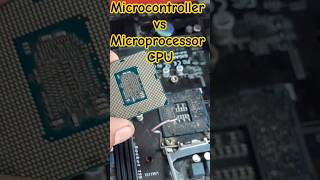 Microcontroller vs Microprocessor CPU computer computerhardware cpu uno arduino processor [upl. by Aehta736]