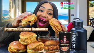 Popeyes Chicken Sandwich in Smackalicious Sauce CBS Sunday Morning Show is featuring me on the 24th [upl. by Enicar567]