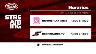 MOTORPLAY Radio 1200hsDESPISTADOS 1300hs [upl. by Nicko167]