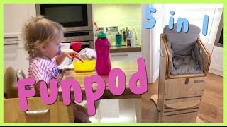 Little Helper 5 in 1 FunPod High chair [upl. by Okiam]