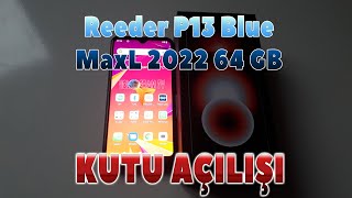 Reeder P13 Blue MaxL 2022 64 GB Kutu Açılışı  HologramTv [upl. by Cloutman269]