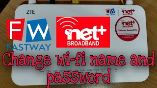 How to Change WiFi Name and Password Netplus broadband Tech review [upl. by Elephus]