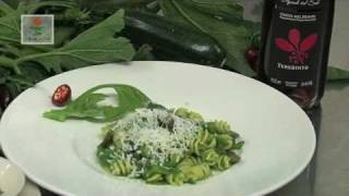 Le Ricette di Pietro Zito Fusilli Agricola del Sole con cime di zucchine [upl. by Naloj]