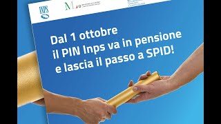 A partire dal 1° ottobre 2020 l’INPS lascia il passo a SPID [upl. by Yerffoeg625]