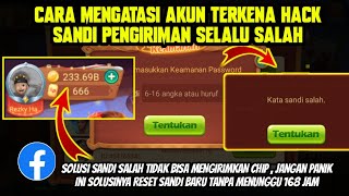 CARA MEMPERBAIKI 168 JAM LUPA SANDI KIRIM DAN LUPA VERIFIKASI HIGGS DOMINO TERBARU 2024 [upl. by Theadora]