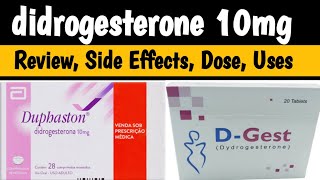 DYDROGESTERONE tablets ip 10 mg  Duphaston 10mg  dydroboon tablet uses in hindi [upl. by Myrta]