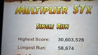 UNHACKED Temple Run 2 Highscore 30 MILLION [upl. by Ainavi]