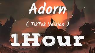 Miguel  Adorn   Lyrics    1Hour   Loop    TikTok Version [upl. by Harol]