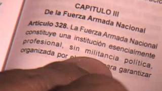 Milicia bolivariana vs Art 328 de la Constitución [upl. by Ydissahc]