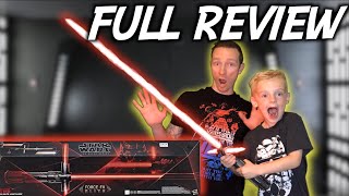 Kylo Ren Elite Force Fx Lightsaber Review 2019 [upl. by Valda]