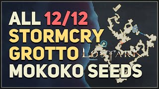 All 12 Stormcry Grotto Mokoko Seed Locations Lost Ark [upl. by Enelie]