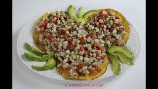 CEVICHE DE PESCADO 🐟TILAPIA COMO HACER CEVICHECEVICHE ESTILO SINALOA [upl. by Ilan]